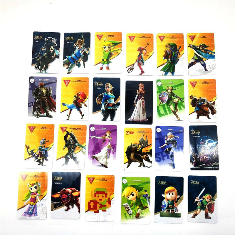 24Pcs NFC Amxxbo Game Cards For Nintendo Switch & Wii U The Legend Of Zelda Give you a higher game experience
