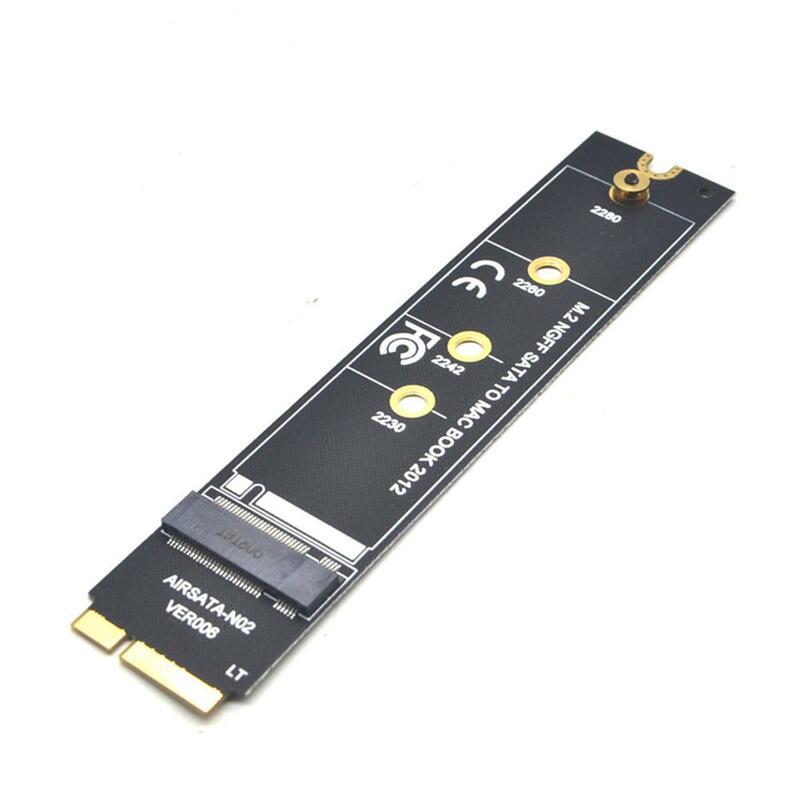 H1111Z M2 SSD adaptateur connecteur M.2 NGFF SATA SSD convertisseur adaptateur réhausse carte pour Apple 2012 MacBook Air A1465 A1466 nouveau