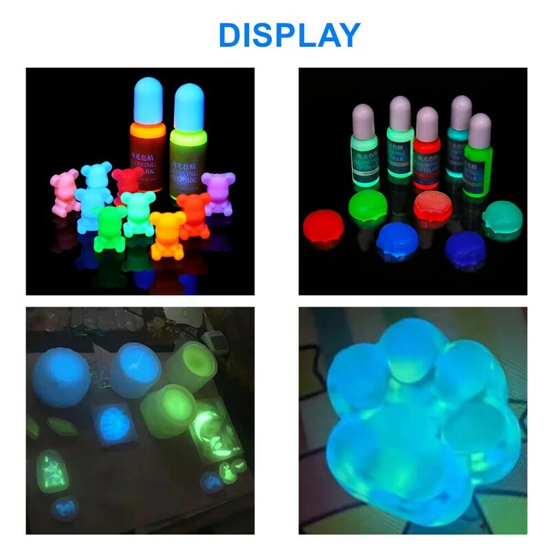 6-26อีพ็อกซี่สีเรซิน Pigment Kit Mica ผงอีพ็อกซี่เรซินแม่พิมพ์ Liquid Colorant Dye เรซิ่นเครื่องประดับ DIY หัตถกรรม art เครื่องมือทำ