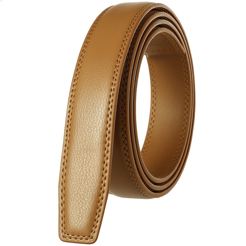 Bracelet en cuir de haute qualité, ceinture sans structure, environnement de créateur, largeur 3.0cm, 3.1cm, 110 cm, 130cm