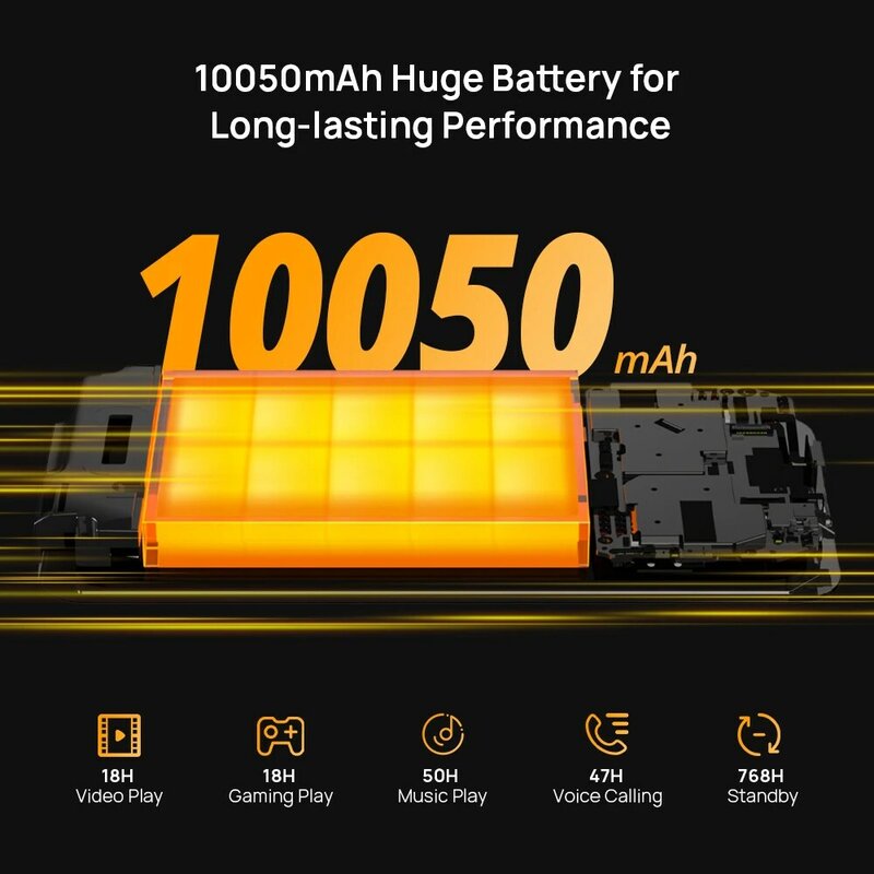 DOOGEE S59 Pro Robuste Phone4 + 128GB 10050mAh Super Batterie IP68/IP69K NFC Robuste Smart telefon 2W Laut Volumen Lautsprecher Handys