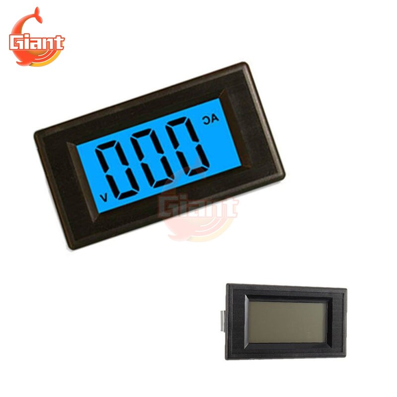 Voltmètre numérique avec écran LCD rétro4.2 bleu, voltmètre, moniteur, testeur de tension, 4 fils, DC 12V, AC 0-500V, 110V, DC 9-12V