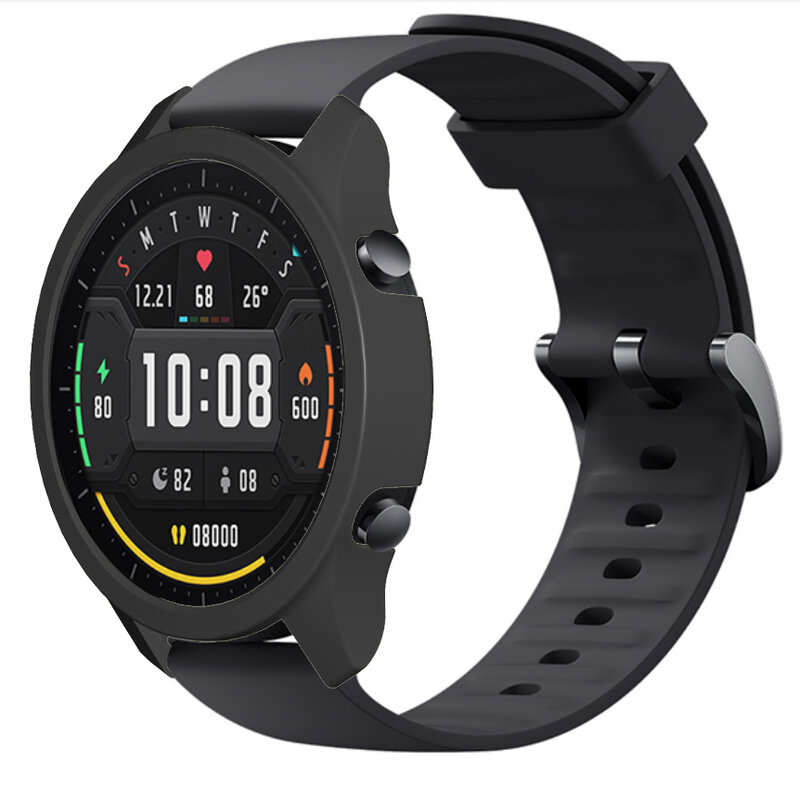 Funda protectora para Xiaomi Mi Watch, carcasa colorida deportiva para PC, Protector de parachoques para reloj Xiaomi, funda anticaída de Color