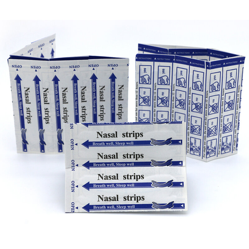 Strip hidung transparan, Strip penghenti dengkuran besar 66x18mm, lebih baik untuk tidak mendengkur tidur anti-dengkuran pencegahan dengkuran