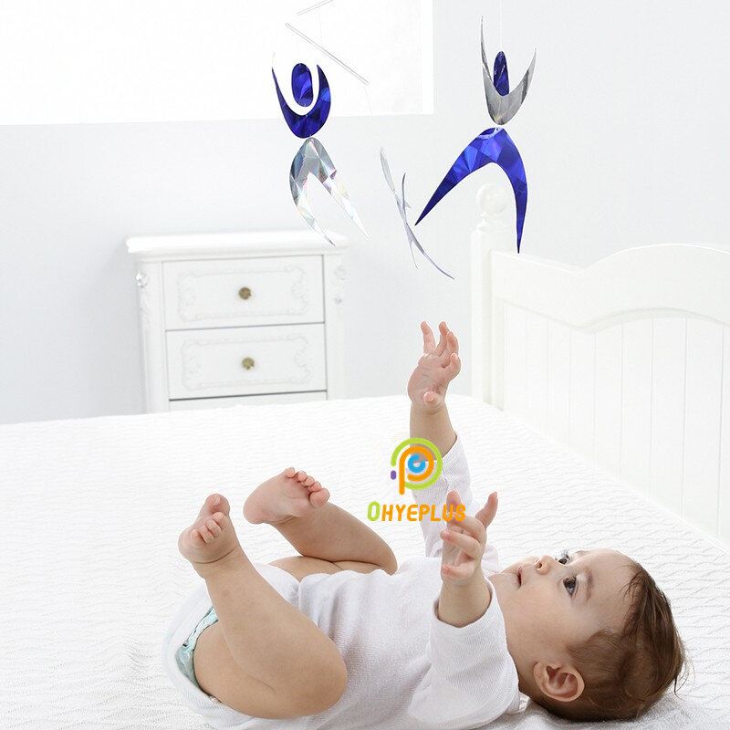 Montessori Mobiles Set Munari/ Octahedron/ Dancer Baby Educational Toys for Visual Sense Experience NIDO Materials Newborn Game