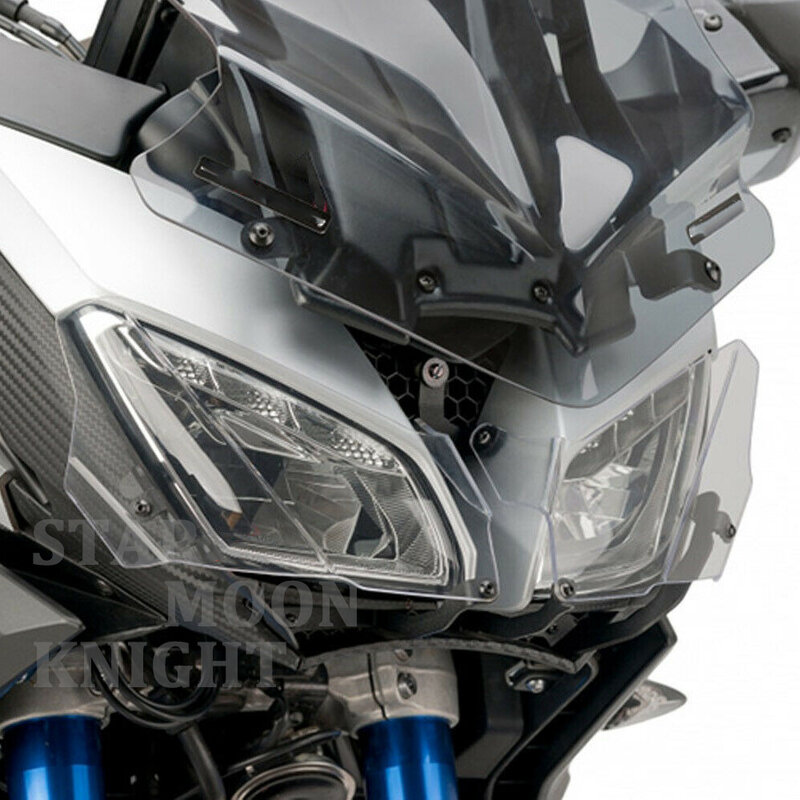 Aksesori Motor Penutup Pelindung Lampu Depan Kisi-kisi Lensa untuk YAMAHA MT-09 TRACER 2015 2016 2017 MT09