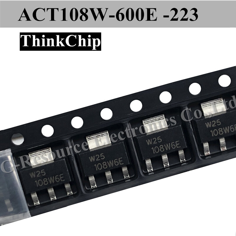 (10pcs) ACT108W-600E 108W6E SOT-223 AC Thyristor Power Switch