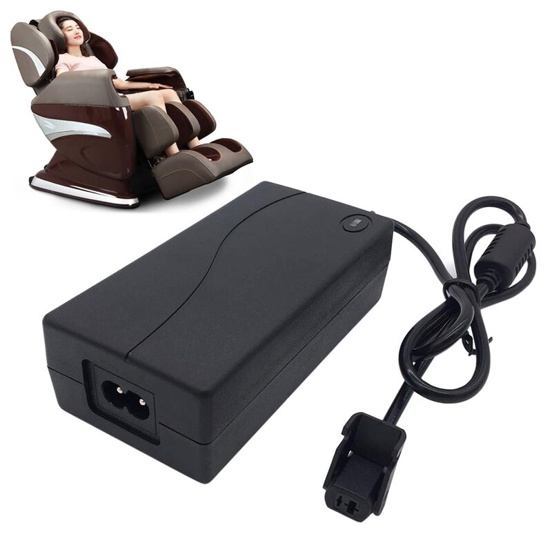 29v 2a reclinador elétrico carregador 2pin cadeira de massagem proteção contra sobrecarga sofá adaptador alimentação universal transformador durável