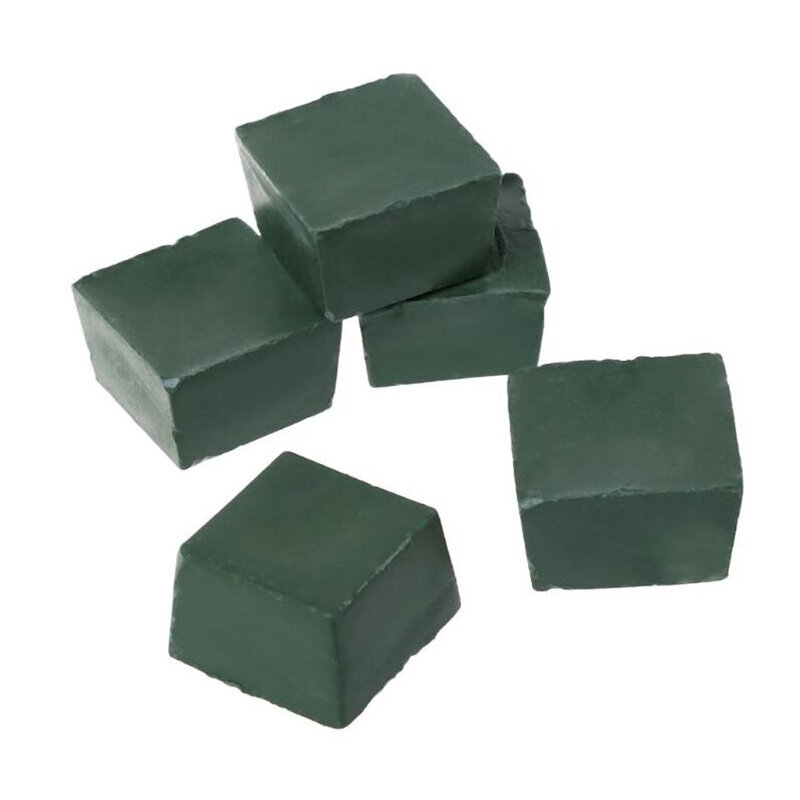 Pasta de polimento de alumina 5 peças, verde abrasivo para polimento de lâmina de faca, composto de metal, pasta de joias, ferramentas de trabalho em metal, 1 peça