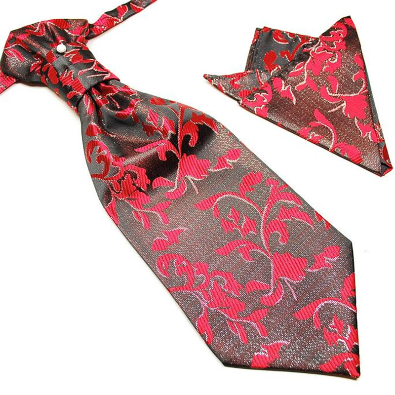 Conjunto de corbata de cuello para hombre, corbata cuadrada de bolsillo, 2 uds. En 1, corbatas de boda, 2019