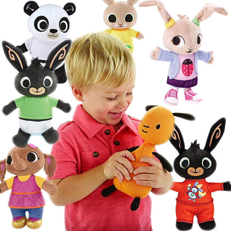 Bing кролик, плюшевая игрушка sula flop hoppety Voosh pando coco, плюшевая кукла peluche, игрушки для детей на день рождения, рождественские подарки