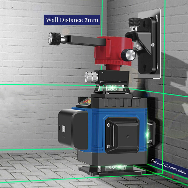 Nivel laser 360 autonivelante nivel láser Nível do laser 12 linha 3d auto nivelamento 360 vertical & horizontal horizontal nível laser azul nivel láser laser verde