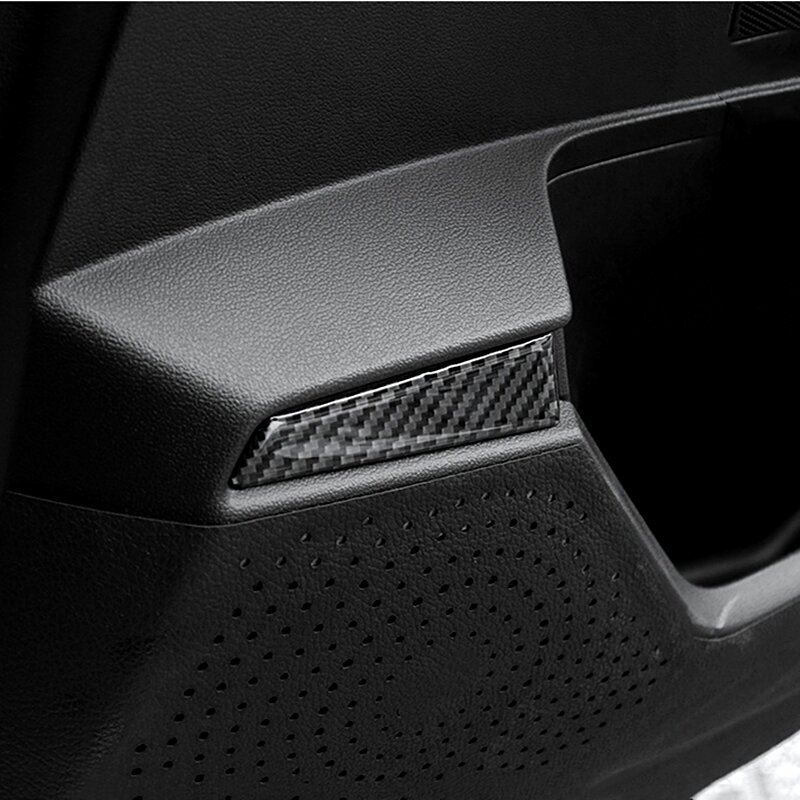 Autoadesivo della decorazione delle strisce di rivestimento del pannello della portiera in fibra di carbonio per Audi A3 8Y 2021 accessori interni Auto
