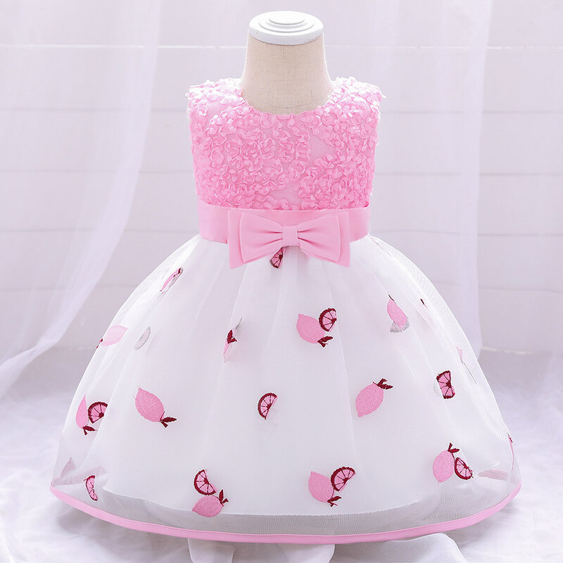 女の赤ちゃんのための刺繍されたプリンセスドレス,完全な星のスカート,新しいコレクション2021