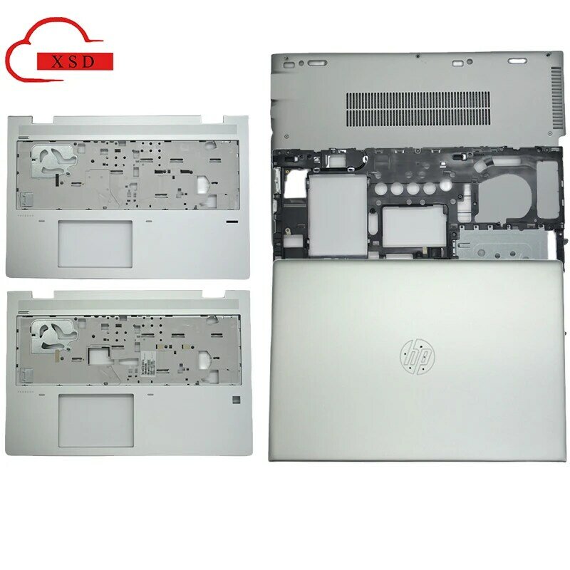 جديد محمول شل ل HP Probook 650 G5 655 G5 LCD الغطاء الخلفي الغطاء الخلفي العلوي الحافة Palmrest الغطاء السفلي للقضية L58724-001 L58719-001