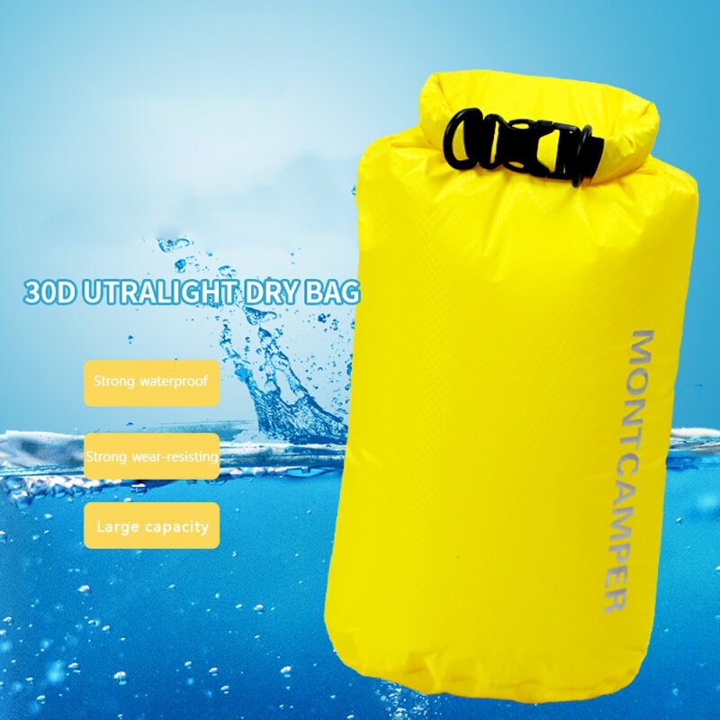 Waterdichte Dry Bag 30D Nylon Diamond Grid Ultralight Drifting Zwemmen Puin Kleding Slaapzak Opbergzakken Zwemmen Zak
