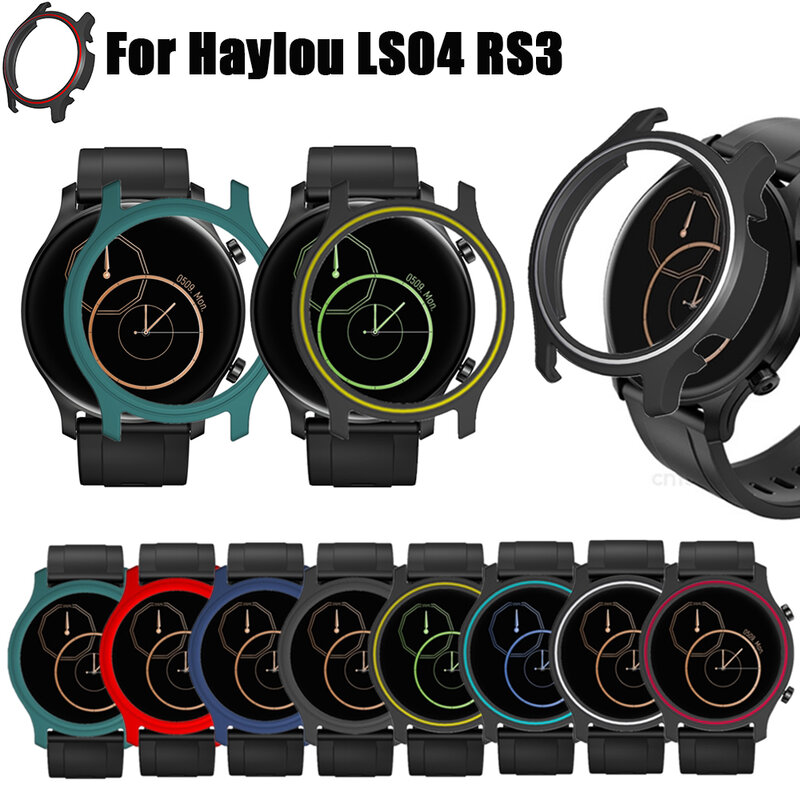 Funda protectora de moda para reloj inteligente, carcasa de plástico para Haylou RS3 LS04