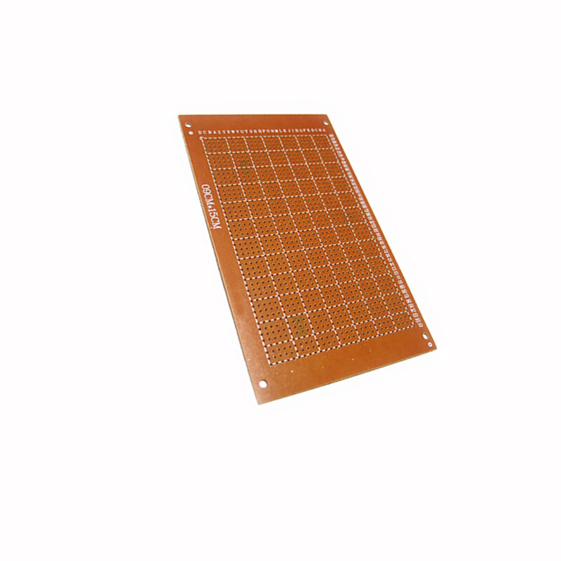 Placa de cobre de baquelita Experimental de un solo lado, placa de circuito amarillo, 2 piezas, 9x15, 9x15 MM