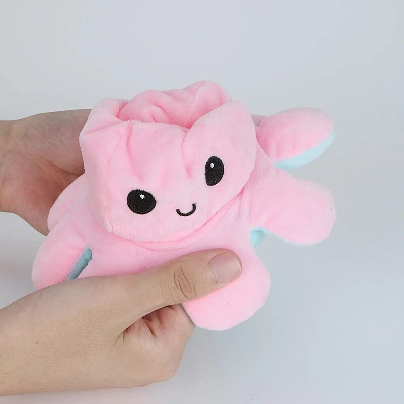 Kids Soft Gift pulpo Plush Animals Children Double-Sided Flip Doll Soft Reversible Cute Plush Toys peluches toys poulpe 문어