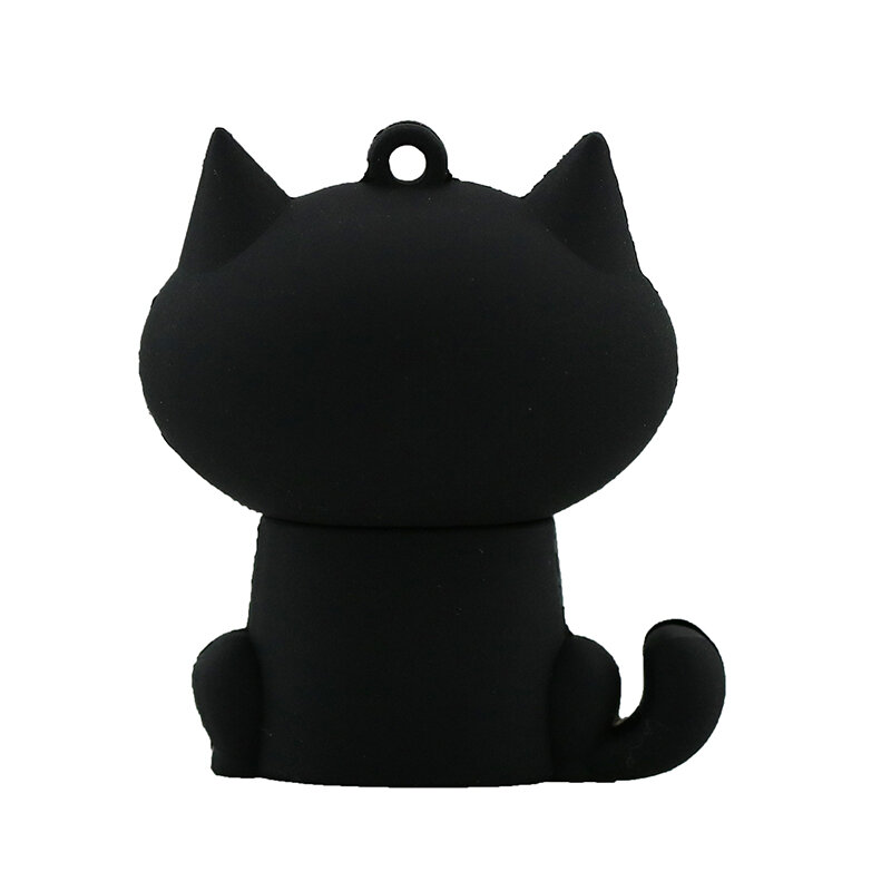 Мультфильм черный, белый цвет кошка Мышь Usb флэш-накопитель с животными милый флеш-накопитель 4GB/8GB/16GB/32GB/64 ГБ флэш-накопитель U Stick подарок