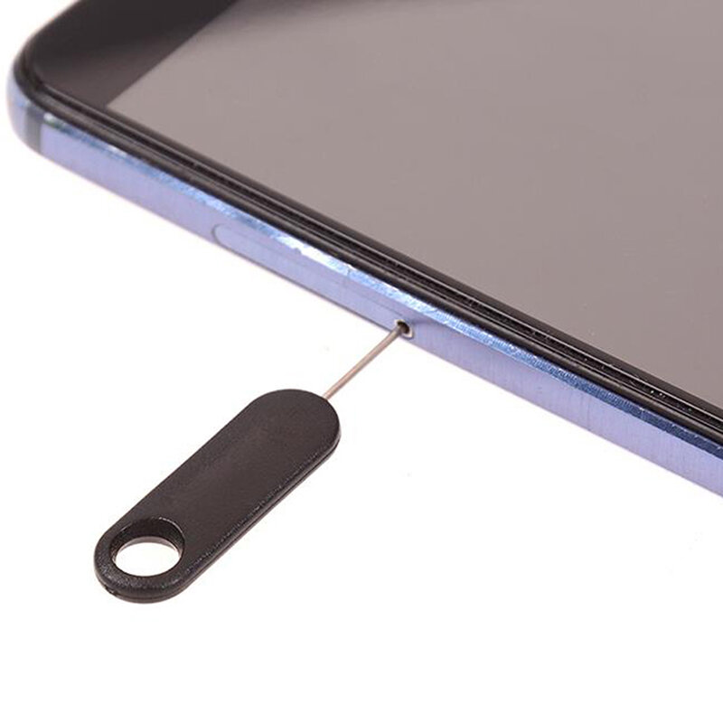 Abridor de agujas de extracción de Pin de bandeja de tarjeta Sim Universal para teléfono, 10 unids/lote