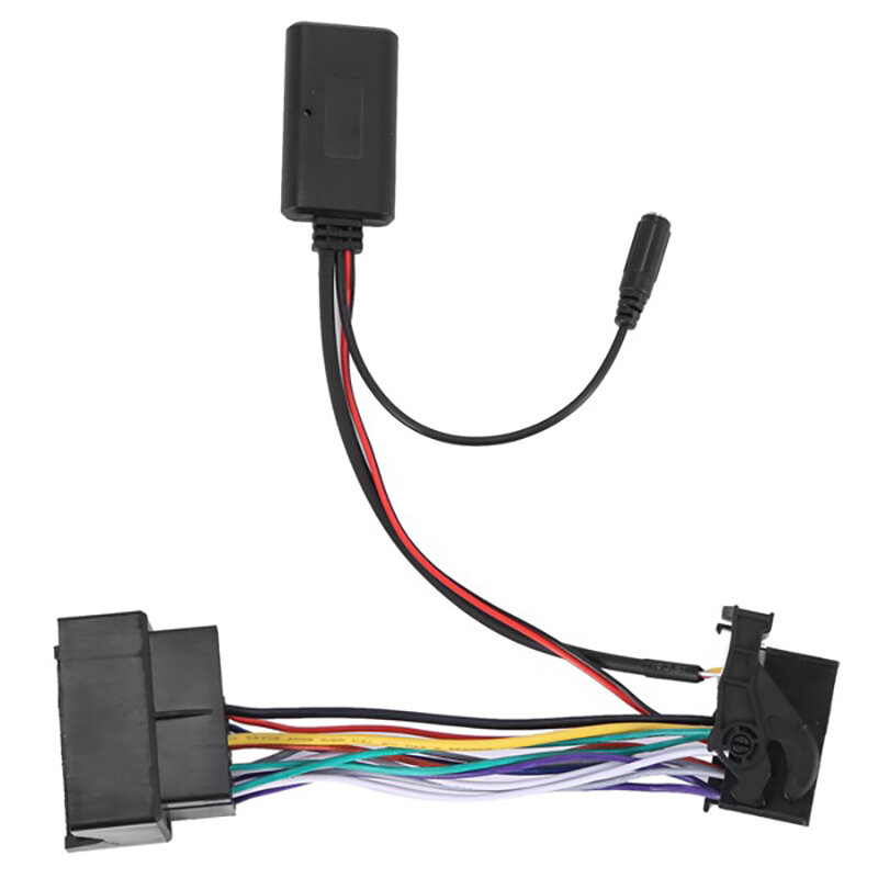 Samochodowy Bluetooth 5.0 przewód Aux mikrofon zestaw głośnomówiący telefon komórkowy bezpłatne wywołanie Adapter do Peugeot Citroen C2 C5 RD4