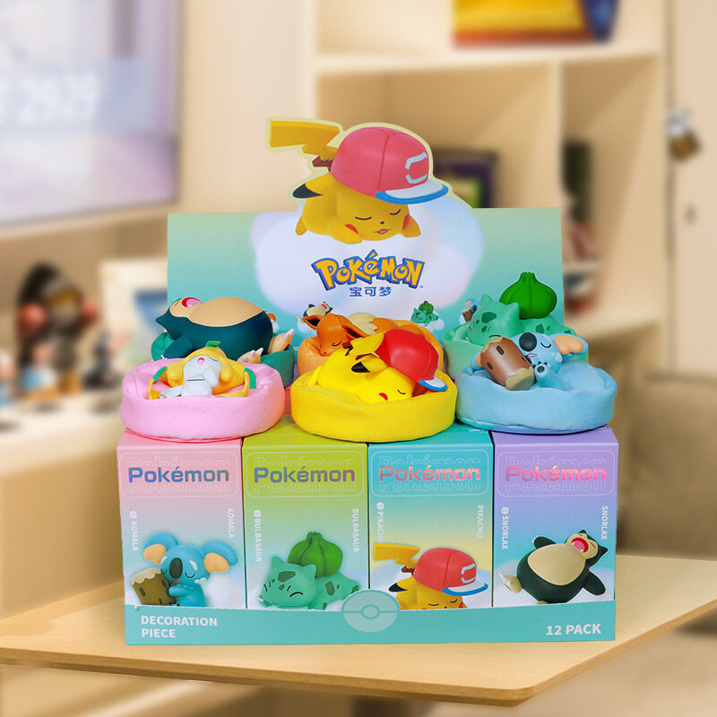 Figuras de la serie de sueños estrellados de Pokemon, muñecos de dibujos animados, adornos de Pokemon, Pikachu, regalo de cumpleaños de la marca tide