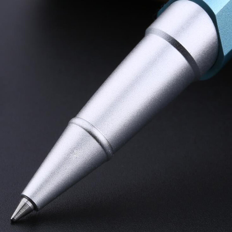 Picasso 960 beleza de riemann alumínio azul rolo bola caneta recarregável profissional escritório papelaria casa escola escrita