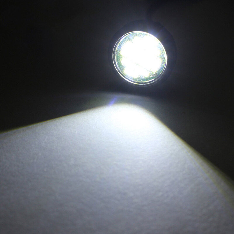 Lampe de travail LED blanche DRL, feux de jour, lampe de secours, remplacement des barrage, accessoires de voiture, 12V, 15W, 4 pièces