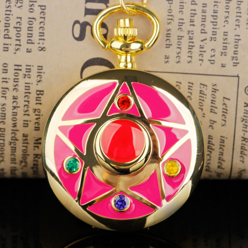 Японские Карманные часы с ожерельем для косплея из аниме фильма, часы в стиле стимпанк с подвеской-цепочкой, мужские часы