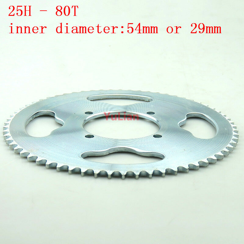 25H 80T 54mm 80 Tooth For Pocket Dirt Bike ATV Quad Go Kart Buggy Scooter Minimoto Motorcycle