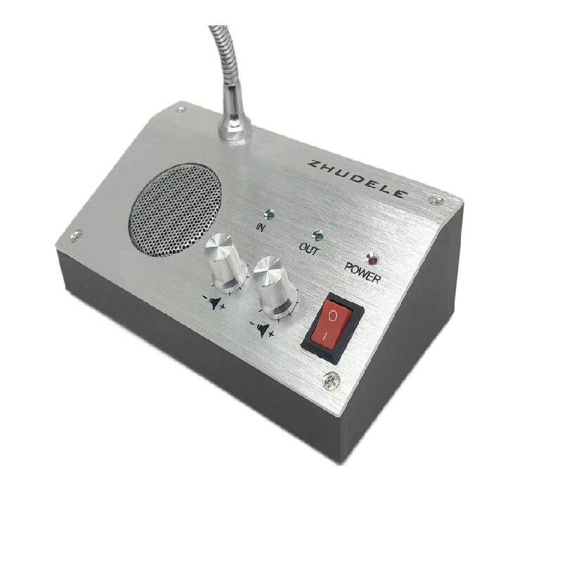 ZDL-9908 Dual-Cách Phản Interphone Âm Thanh Ghi Âm Đầu Ra Chống Nhiễu Cửa Sổ Liên Lạc Nội Bộ Hệ Thống Ngân Hàng Bệnh Viện Ga