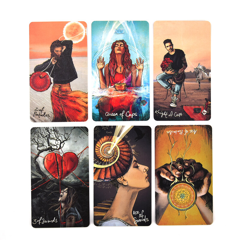 Tarocchi carte oracolo leggere famiglia inglese Seer's Deck giochi da tavolo guida carte da gioco del destino della decantazione