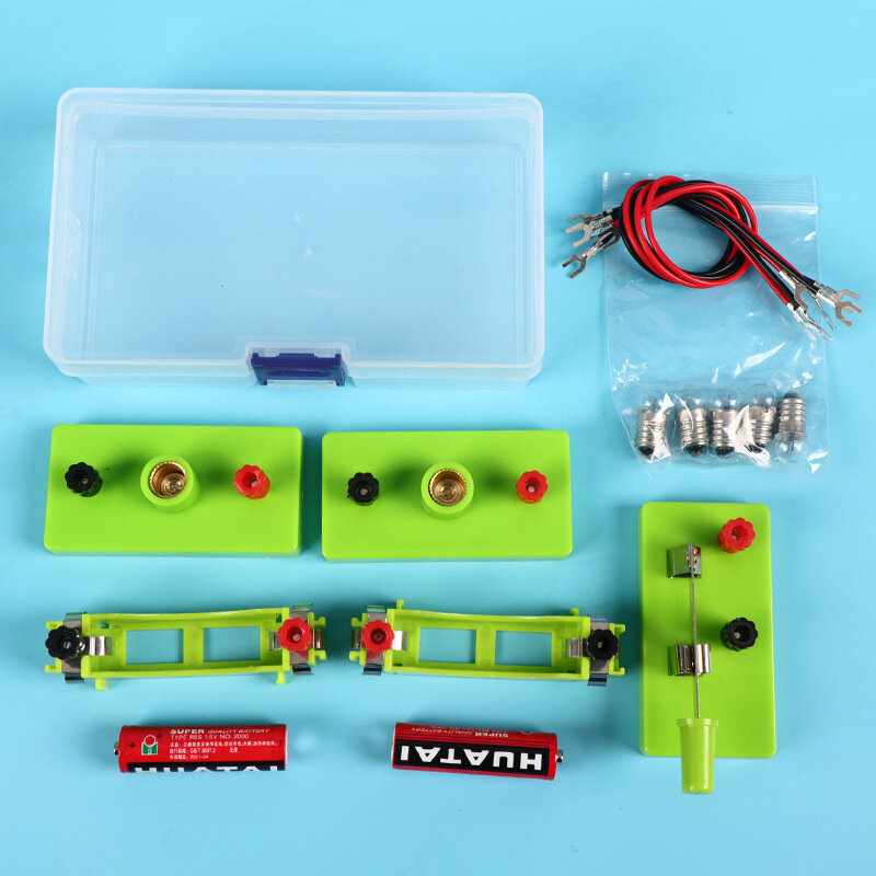 DIY Grund Schaltung Strom Lernen Kit Physik Pädagogisches Spielzeug Für Kinder STEM Experiment Lehre Hände-auf Fähigkeit Spielzeug