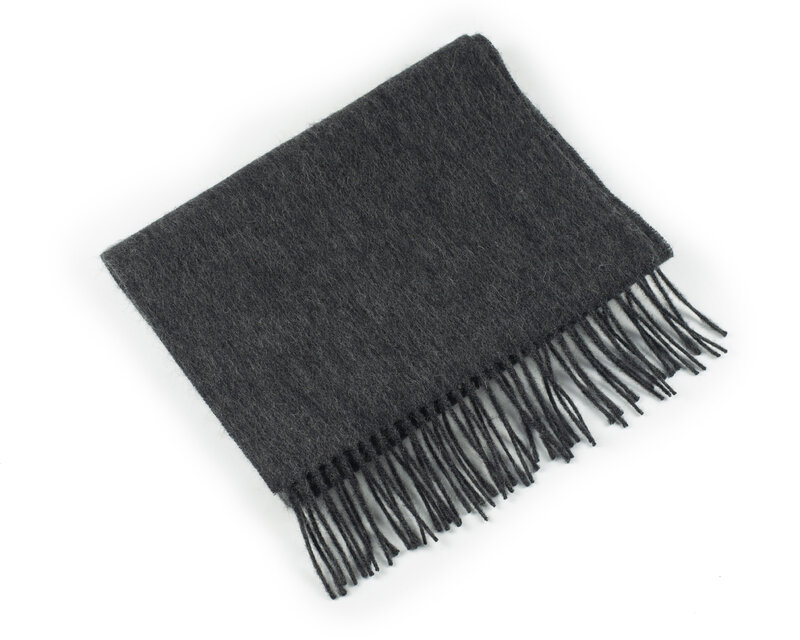 Bufanda de Cachemira de lana de cordero para hombre y mujer, chal de tartán a cuadros, a rayas, borla larga, Foulard