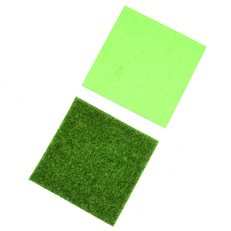 Tapis de gazon artificiel vert 15/30cm, faux gazon de jardin, mousse de paysage pour plancher de maison, décoration d'aquarium de mariage