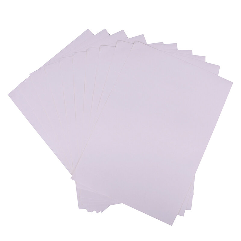 10 листов, самоклеящиеся бумажные самоклеящиеся белые наклейки для офиса формата А4