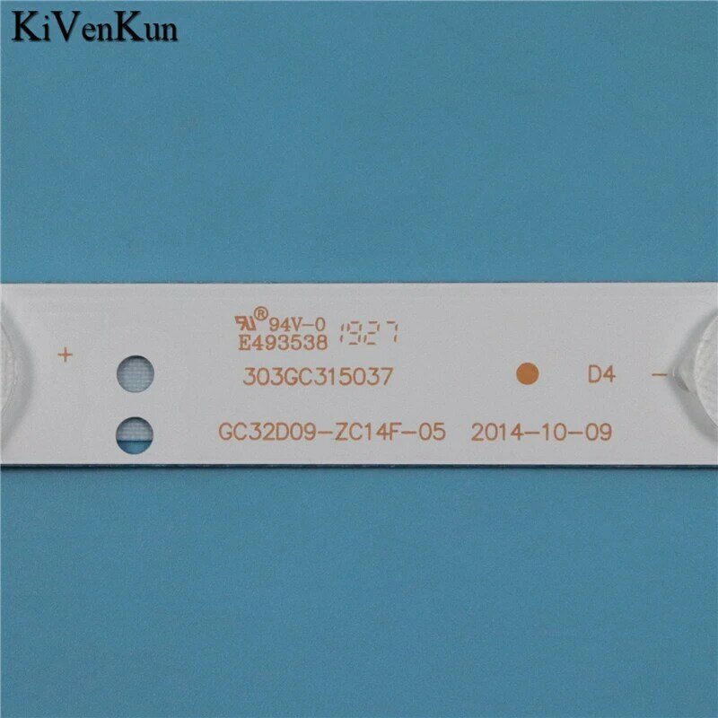 Kits de lâmpadas de tv led tiras de luz de fundo para viewsonic vs16131 vx3203s fhd led barras faixas GC32D09-ZC14F-05 réguas 303gc315037 pistas
