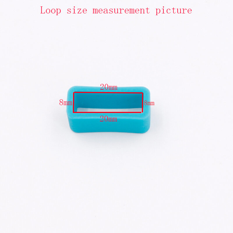 Horloge Accessoires 2 Stuks Siliconen Band Loop Rubber Ring 12mm14mm16mm18mm19mm20mm22mm24mm26mm28mm30mm Voor Swatch Strap Loop