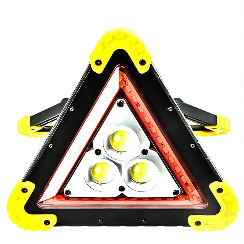 Foldable Windproof Reflective Safety Triangular Warning Sign for Traffic Accident Broken Car Tripod Dangerous Fault Stop Sign