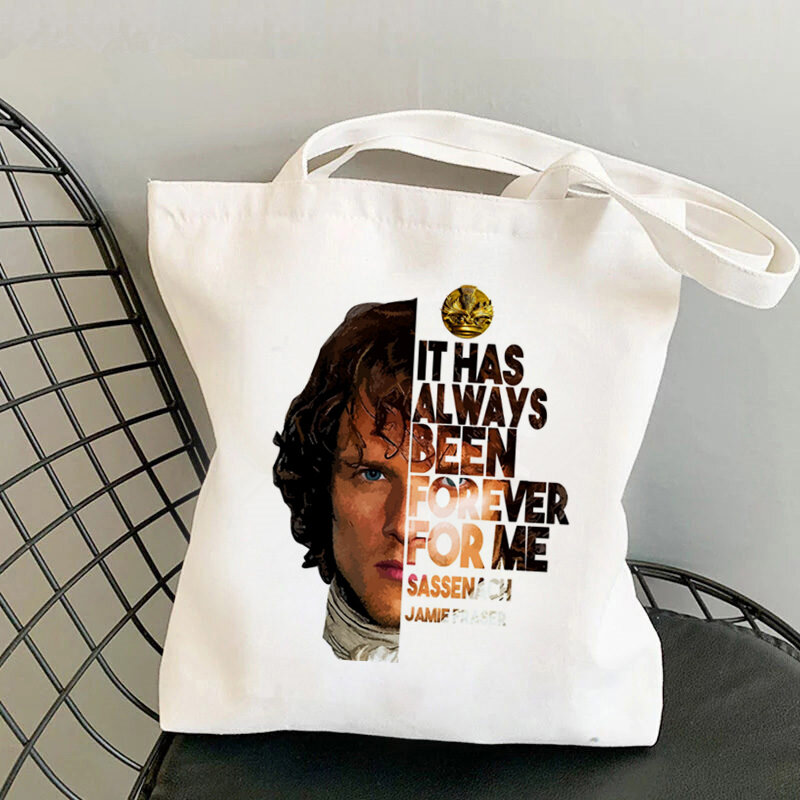 Сумка-шоппер Lallybroch Outlander Kawaii, женская сумка для покупок в стиле Харадзюку, холщовая сумка-шоппер, женская сумка-тоут