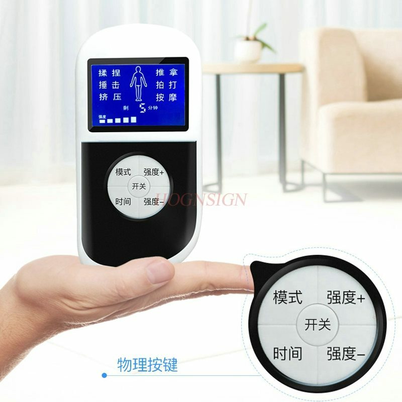 Electro Estimulador narzędzie do masażu Meridian sprzęt do fizjoterapii akupunktura masażer cyfrowy Massageador Body Neck