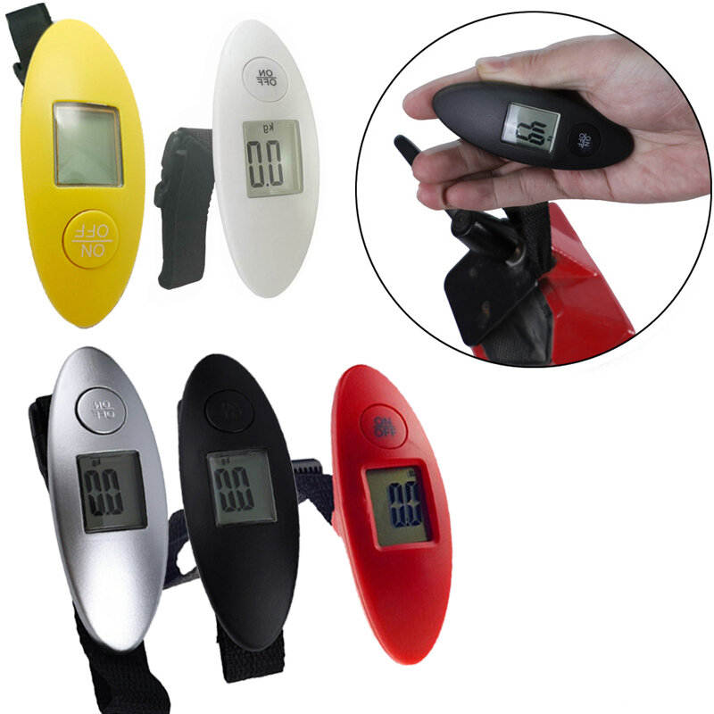100g/40kg 88Lb Digital Electronic Luggage Scale Portable Suitcase LCD Display Handled Travel Bags Fish Hook Weight Balance