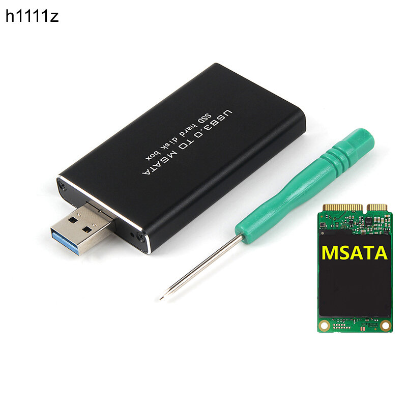 MSATA Sang USB 5Gbps USB 3.0 Đến MSATA SSD Vỏ USB3.0 Để MSATA Ốp Lưng Cứng Adapter M2 SSD bên Ngoài Ổ Cứng Di Động HDD Box HDD Ốp Lưng