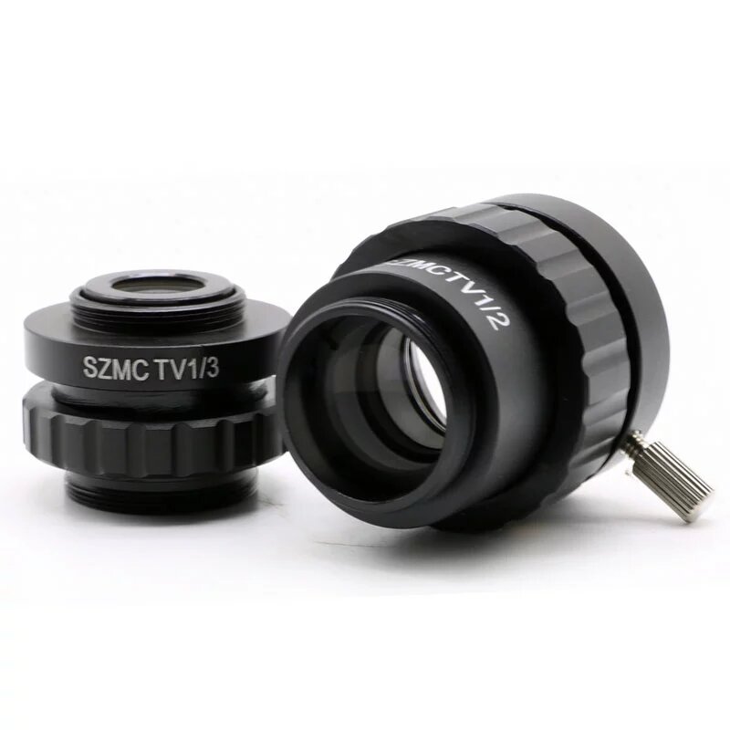 0.3X 0.5X C-Mount Adapter Reduce Lens CCD Camera Interface Electronic Eyepiece Reduction Lens for Trinocular Stereo Microscope