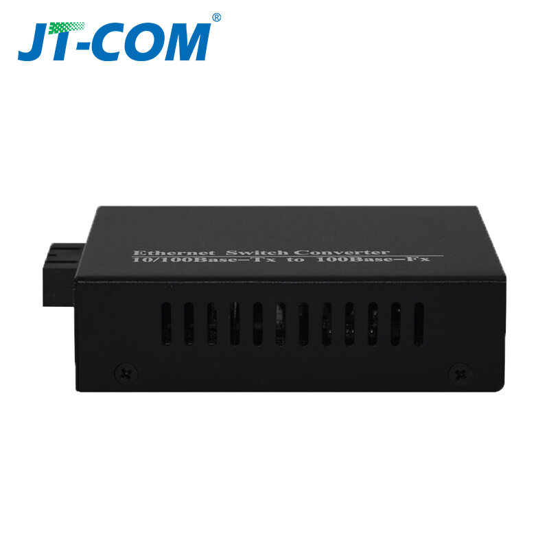 Ethernet Optical Fiber Switch 1 Port 100Mbps Sc Fiber En 2 Poort 1000Mbps RJ45 Fiber Media Converter 20 km