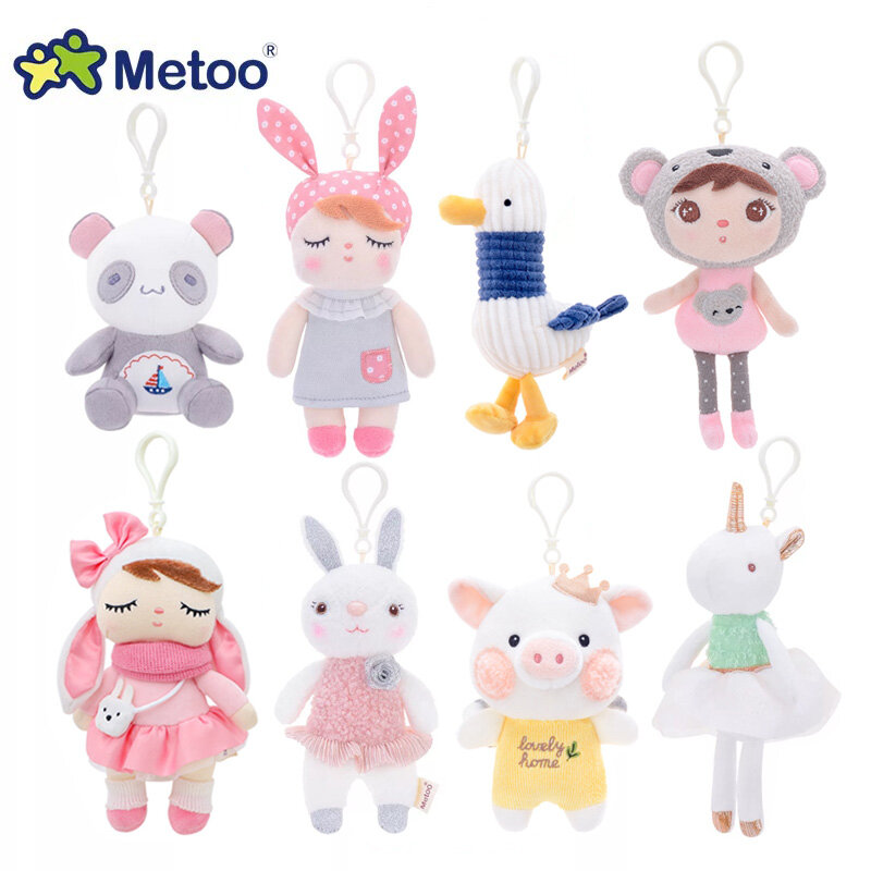 Mini Metoo – poupée en peluche pour enfants, animaux doux, jouet pour filles, lapin, Angela, mouettes, licorne, lion, panda, ours, koala, cochon