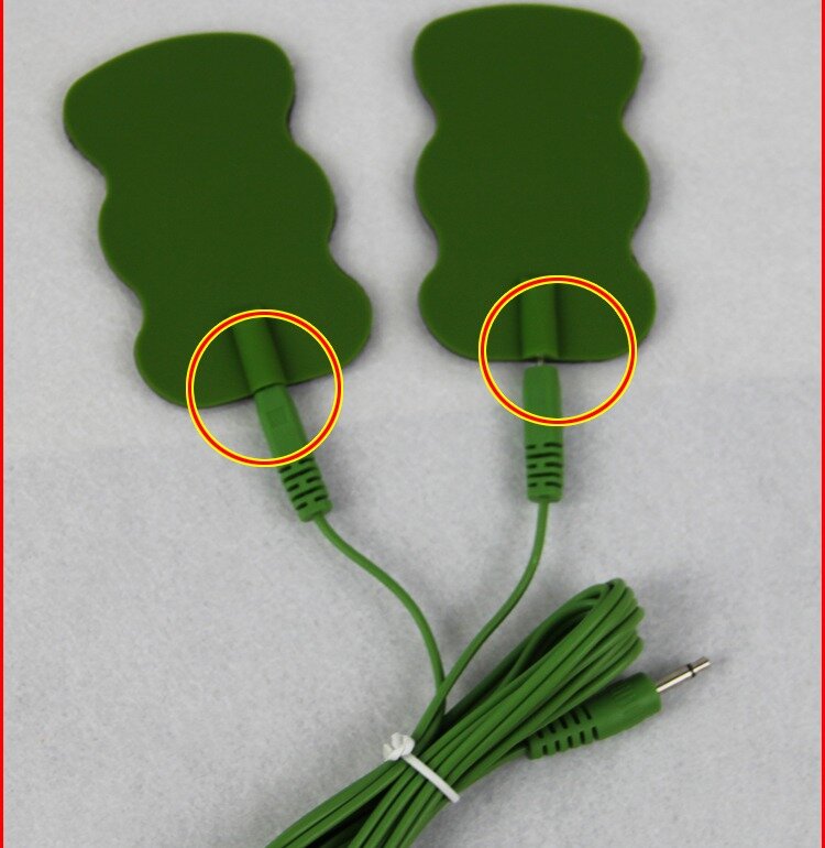 5คู่อุปกรณ์เสริมสำหรับDigital Meridianนวดเครื่องมือElectrode Pasters Electrotherapyการฝังเข็มCare Massager Paster