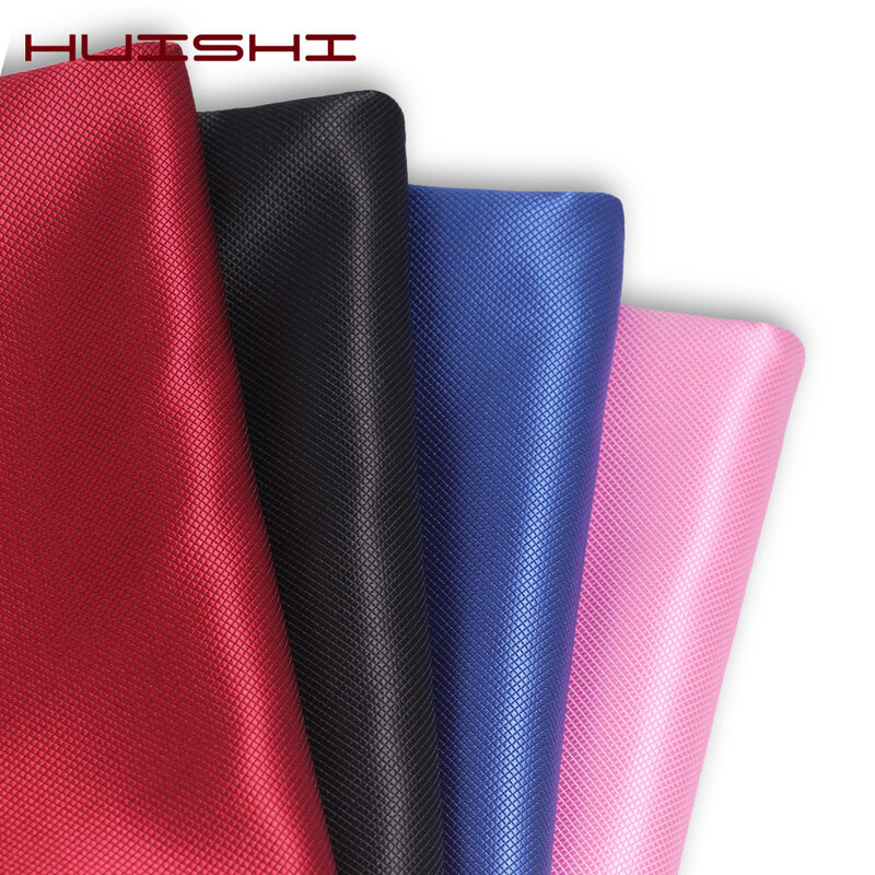 HUISHI-قماش جاكار منسوج يدويًا للرجال ، جيب ، مربع ، مرقع ، نوعية جيدة ، للخياطة
