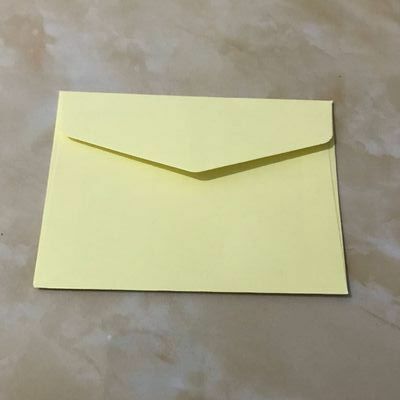 Envelopes de papel para artesanato multifuncional, mini envelopes com cores de doces, faça você mesmo, material escolar, letras, cartões postos, 1 unidade